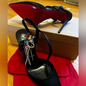 Christian Louboutin Black Pumps with buckle